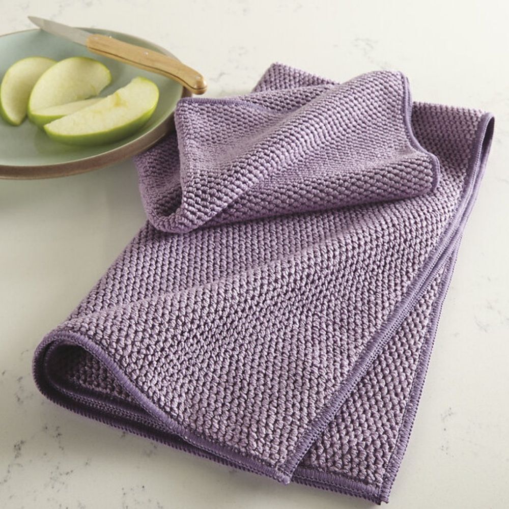 Norwex Kitchen Towel and Kitchen Cloth Set of 2 Amethyst NWT - Picture 4 of 10